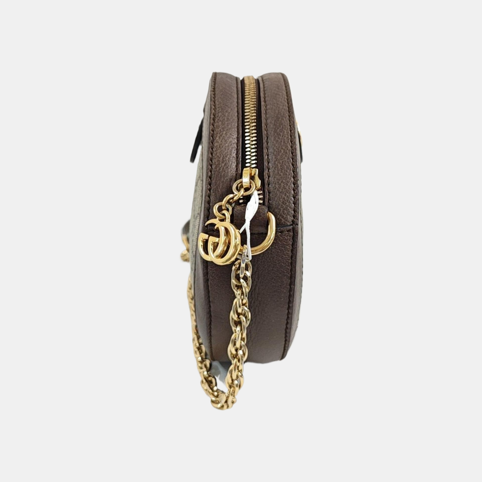Ophidia Mini Monogram Coated Canvas Beige
