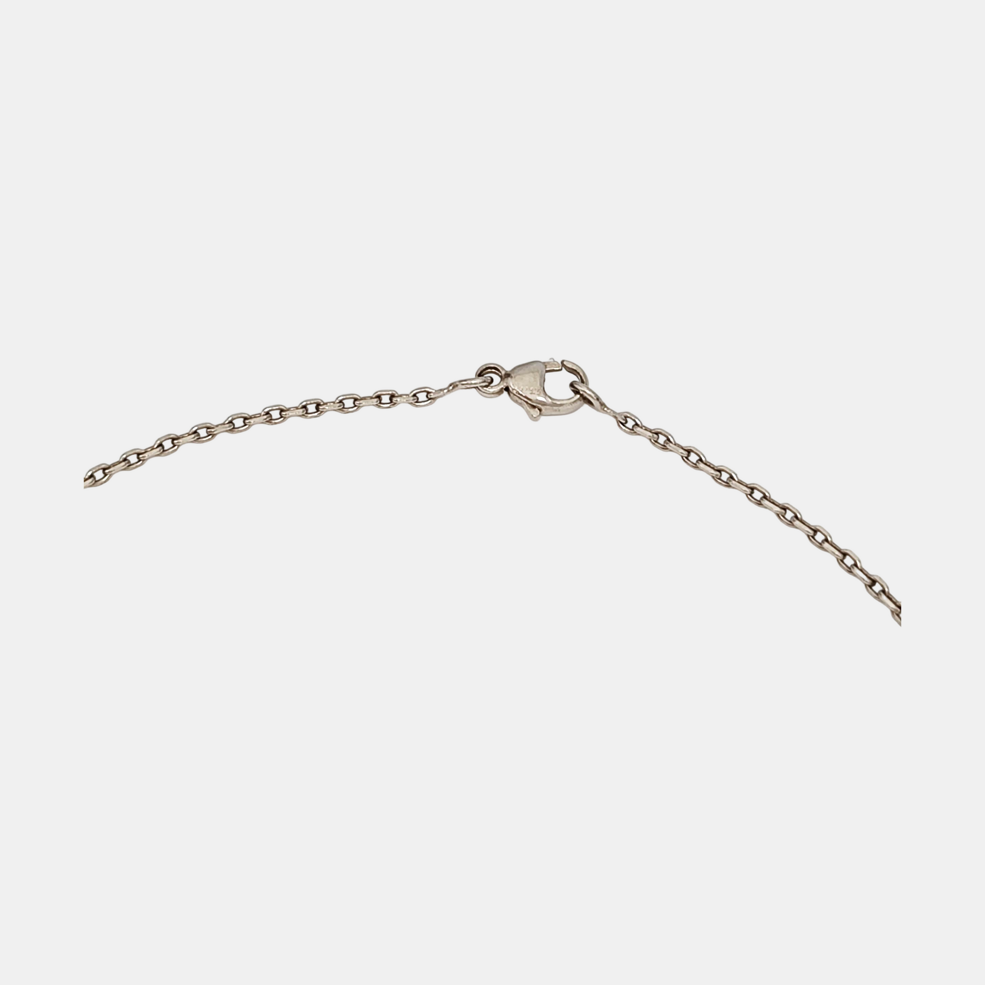 Pop H Metal Silver Necklace