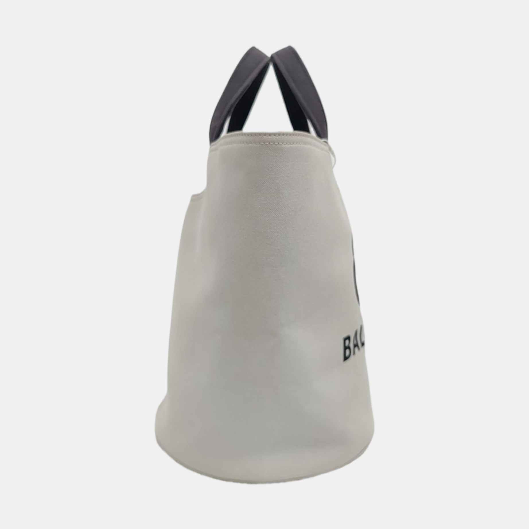 Canvas Bucket Bag White