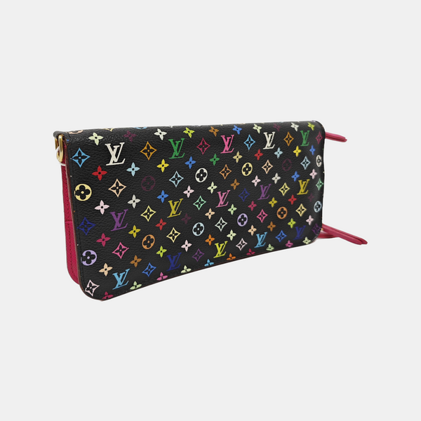 LV × TM INSOLITE Monogram Coated Canvas Black Wallet