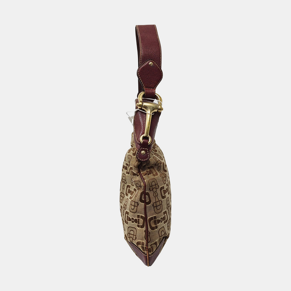 Monogram Canvas Top Handle Bag Brown