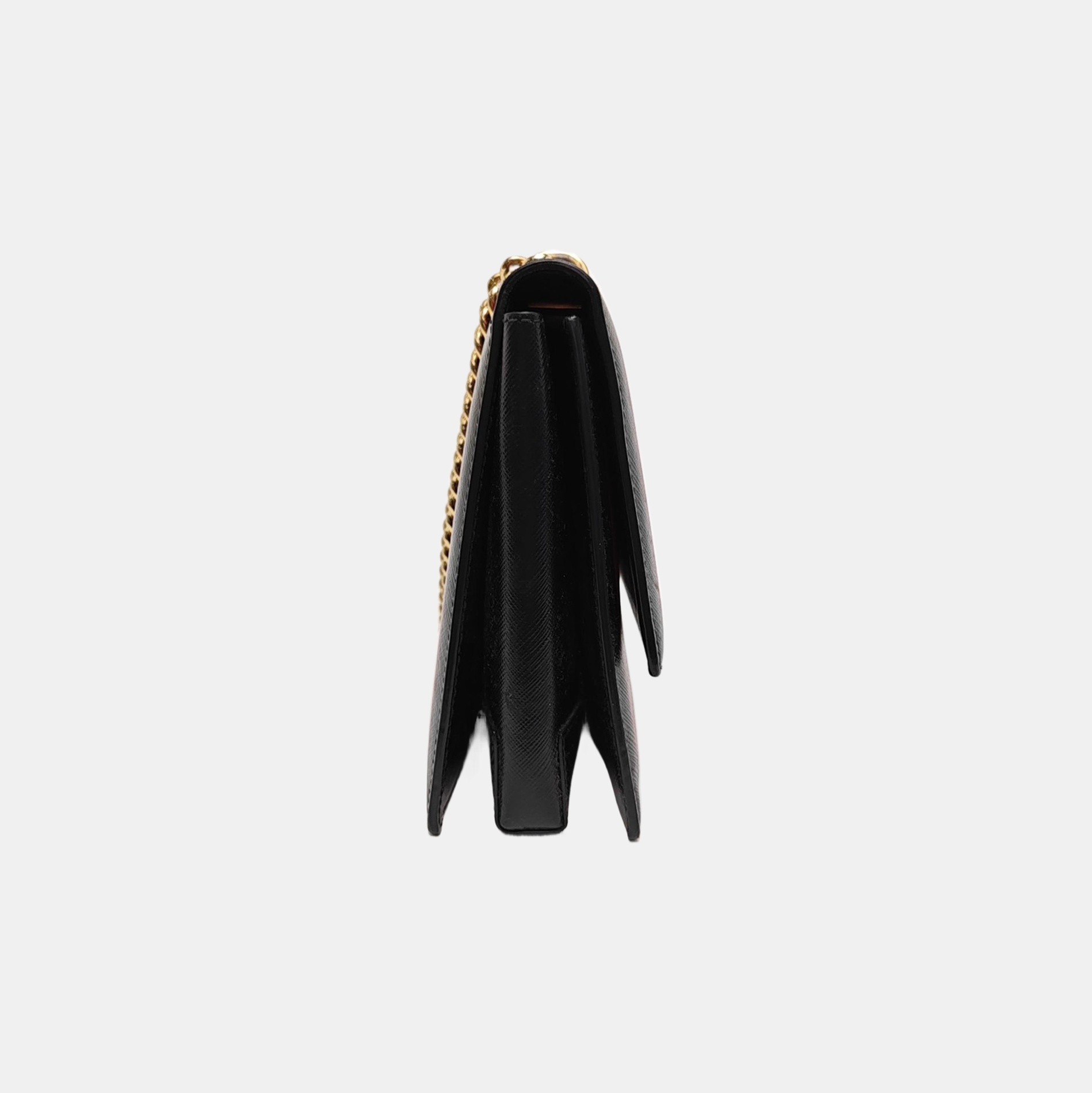 Calfskin Shoulder Bag Black