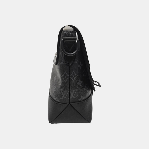 SAUMUR Monogram Coated Canvas Black
