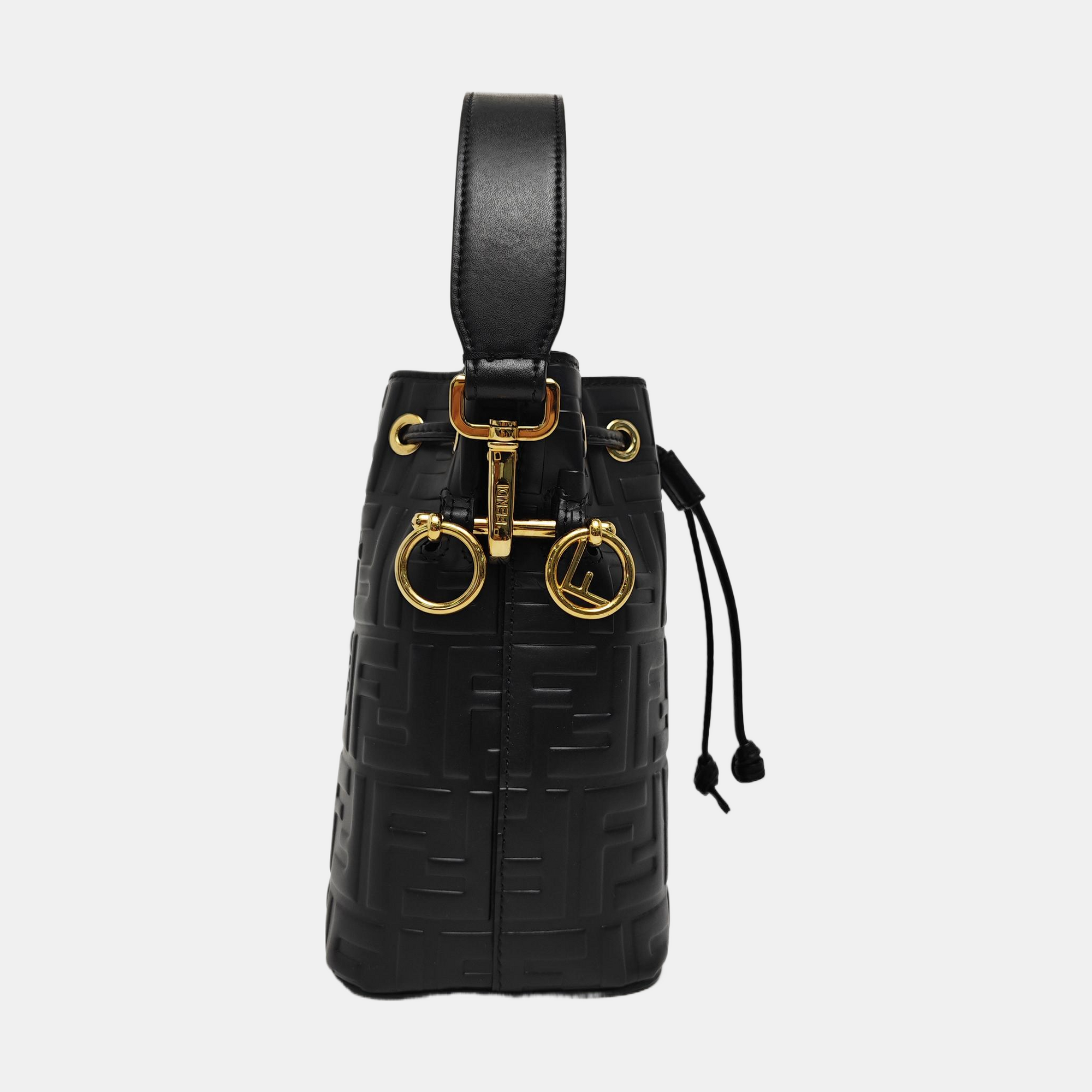 Mon Tresor Mini Calfskin Black
