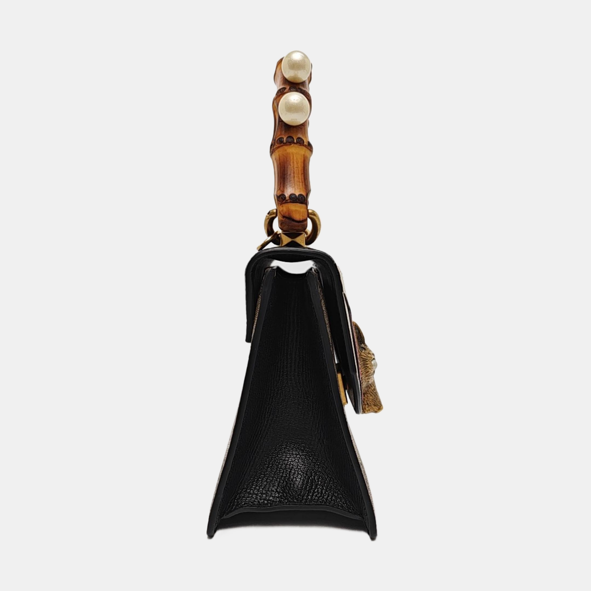 Monogram Coated Canvas Shoulder Bag Beige