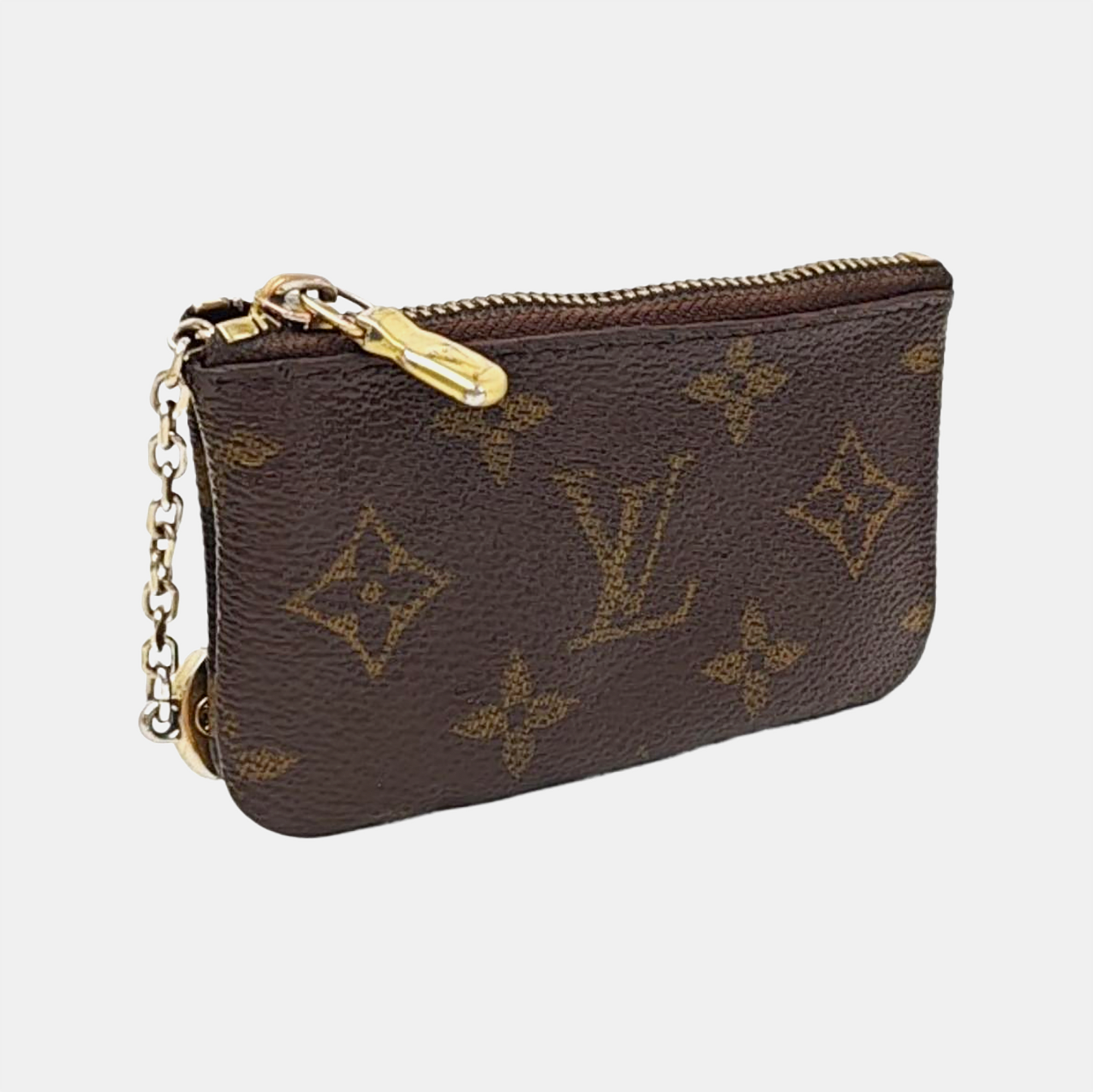 Monogram Coated Canvas Coin Purse Brown