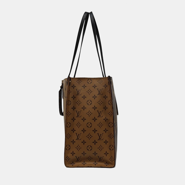 ONTHEGO GM Monogram Coated Canvas Brown