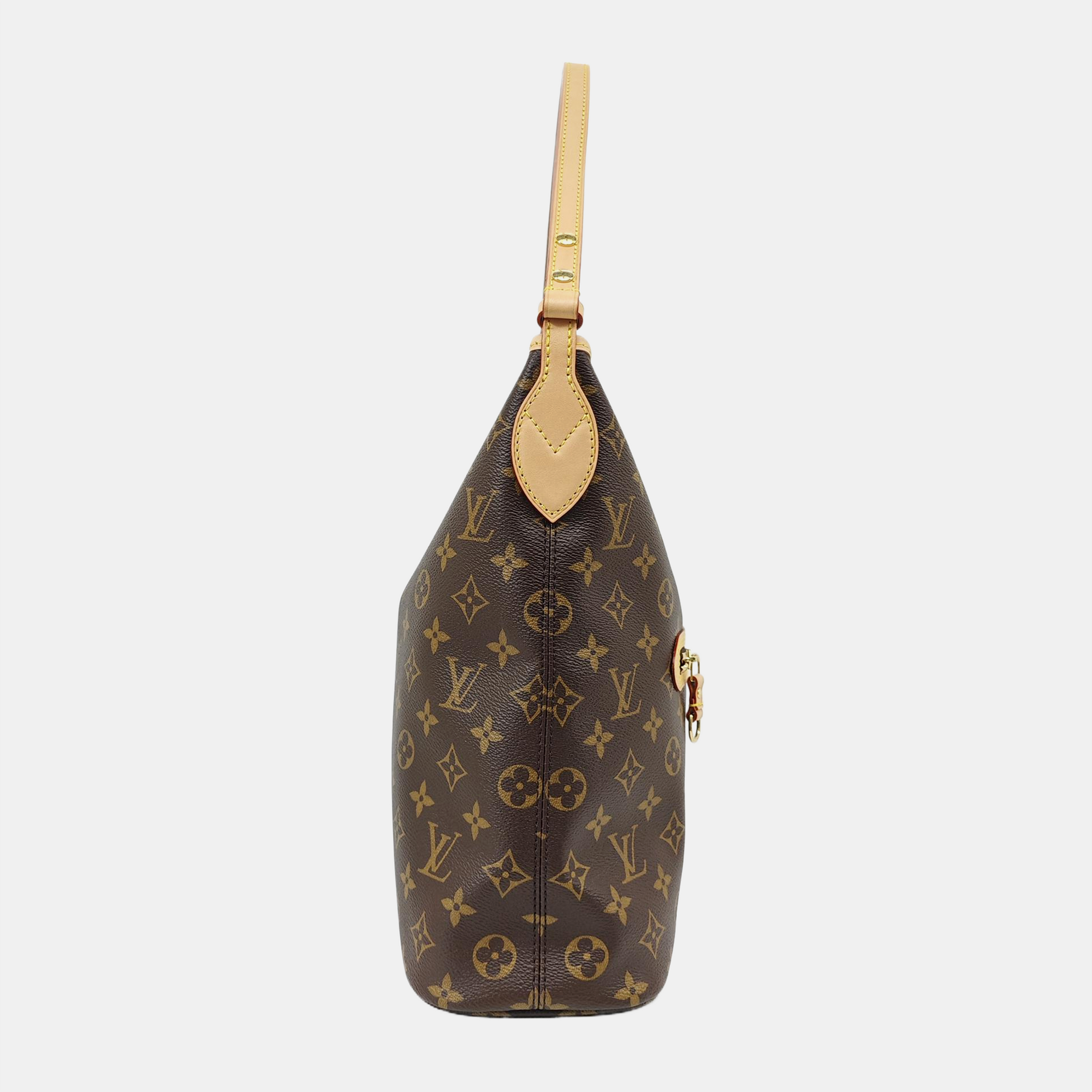 Line Up Monogram Coated Canvas Brown