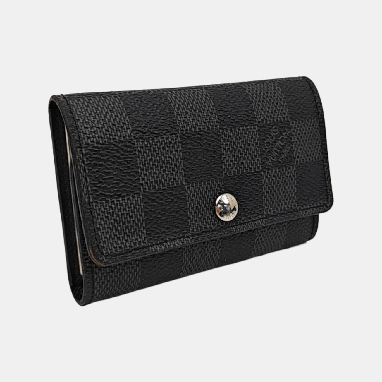 Damier Graphite Coated Canvas Wallet Gray