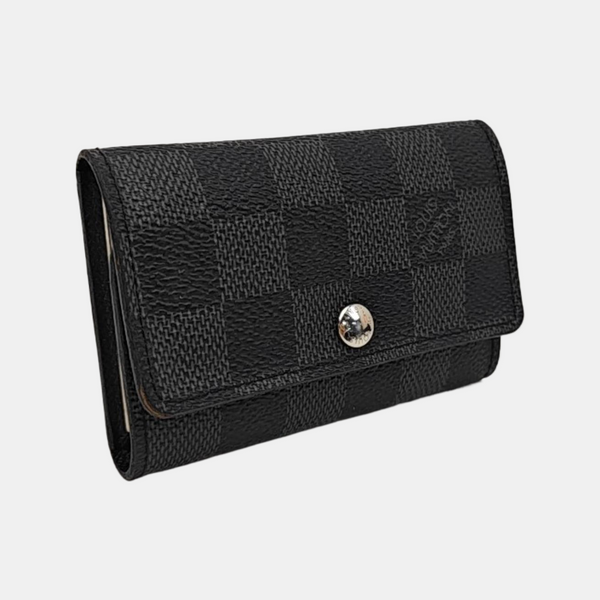 Damier Graphite Coated Canvas Wallet Gray