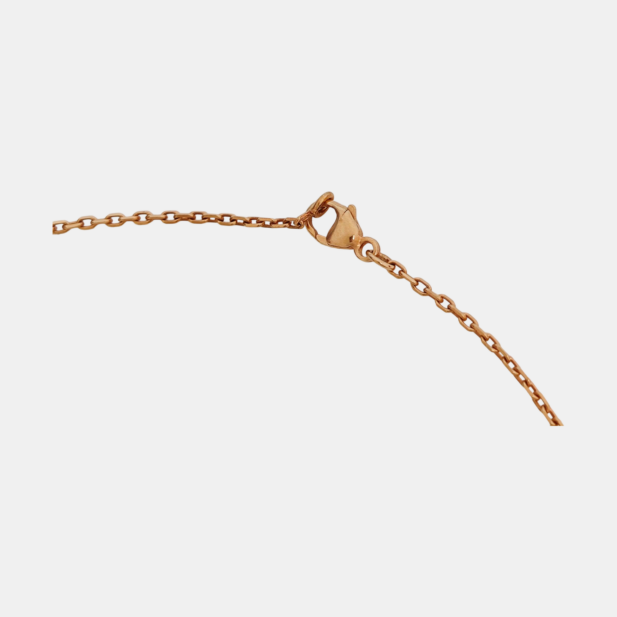 Pop H Metal Rose Gold Necklace