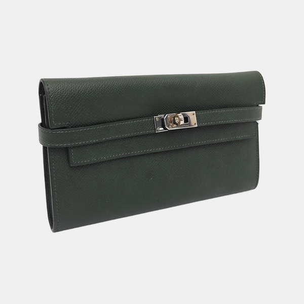 Kelly 20 Epsom Green Wallet