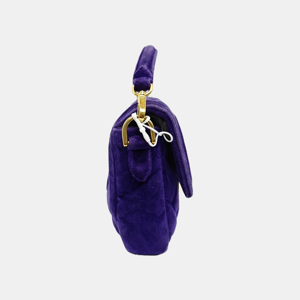 Baguette Mini Velvet Purple