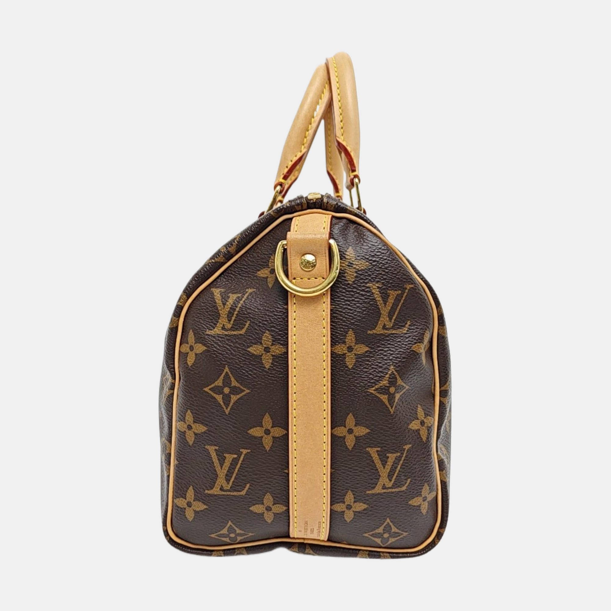 SPEEDY 25 Monogram Coated Canvas Brown