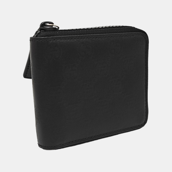 Monogram Coated Canvas Clutch Black