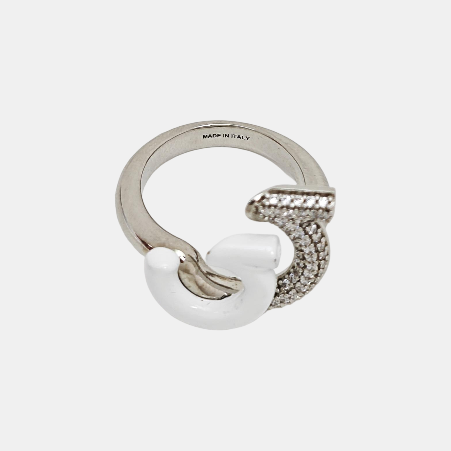 Metal Silver Ring EU 52