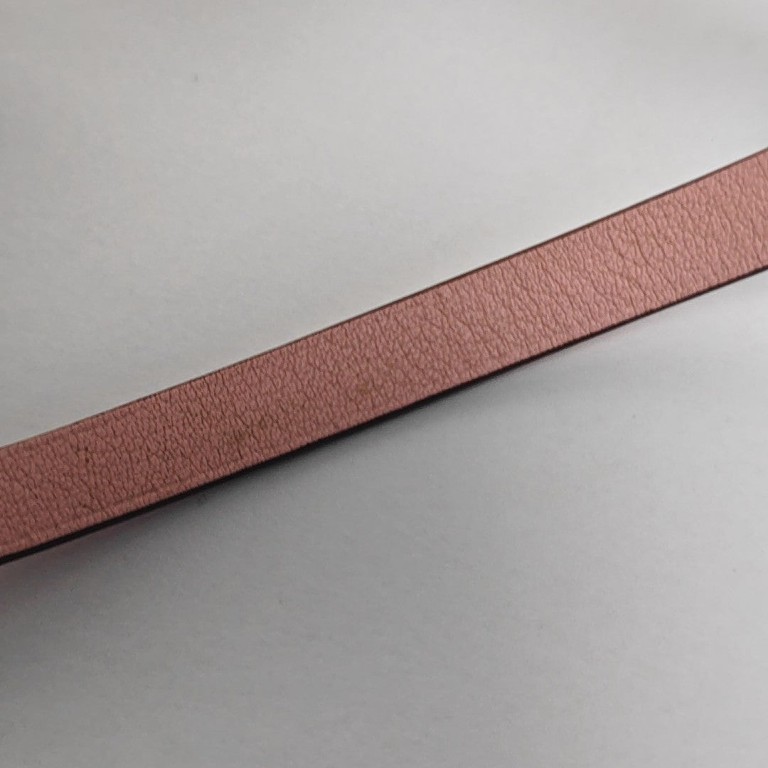 Etrier Leather Pink Bangle