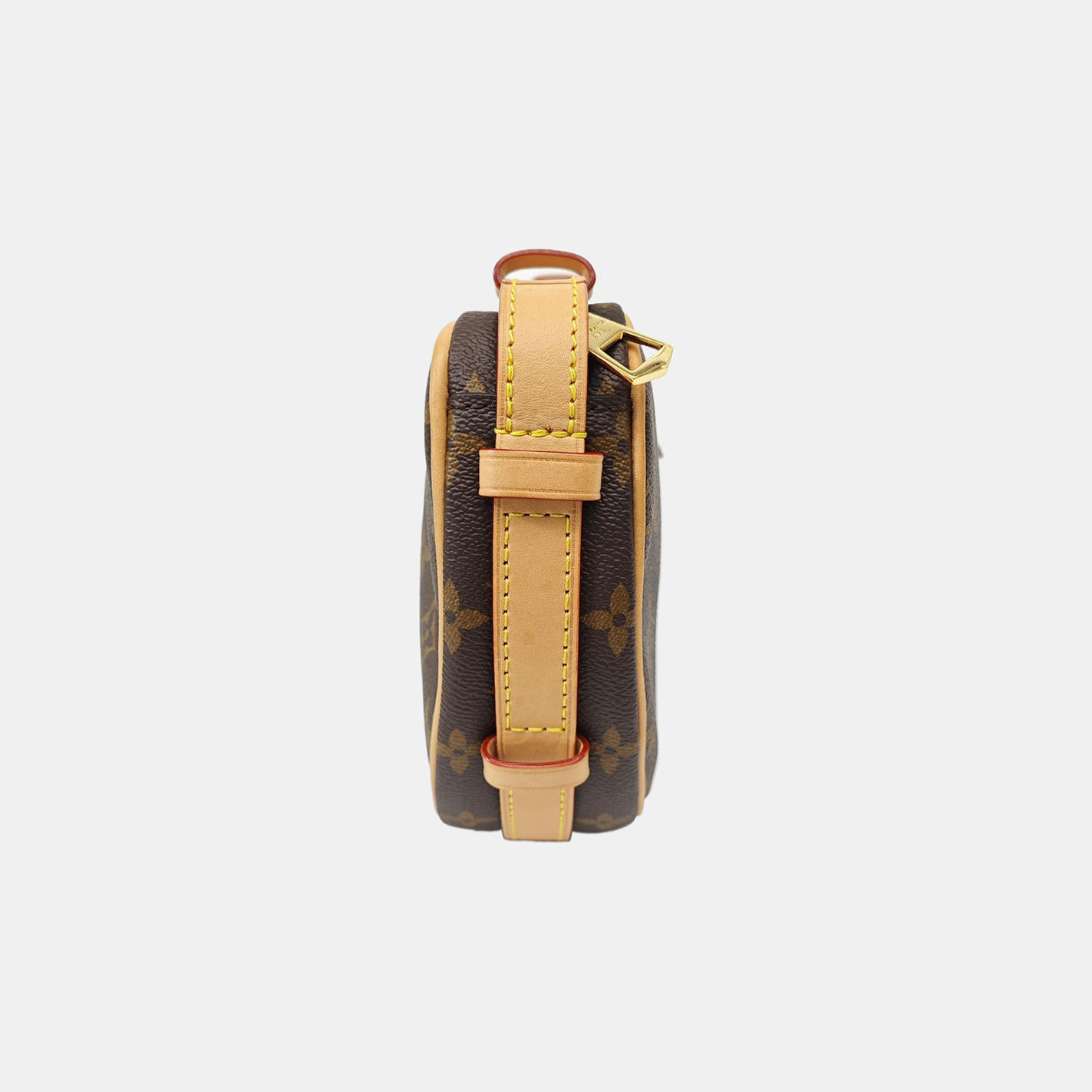 CROISSANT Monogram Coated Canvas Brown