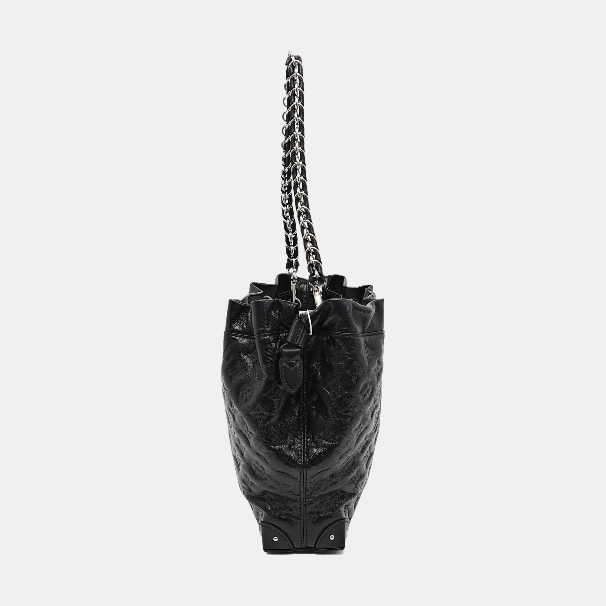 NOÉ TRUNK PM Monogram Lambskin Black