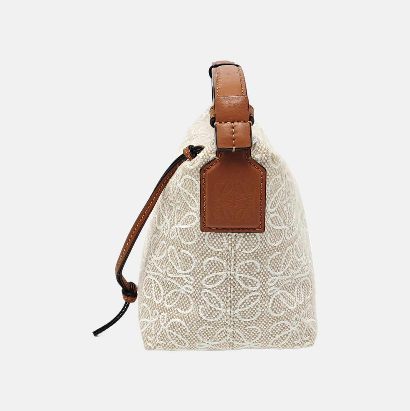 Anagram Small Monogram Canvas Beige