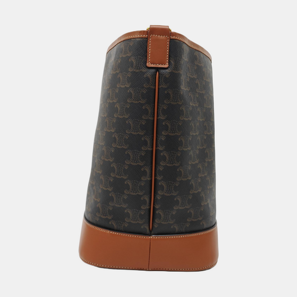 TRIOMPHE CANVAS Medium Coated Canvas Brown