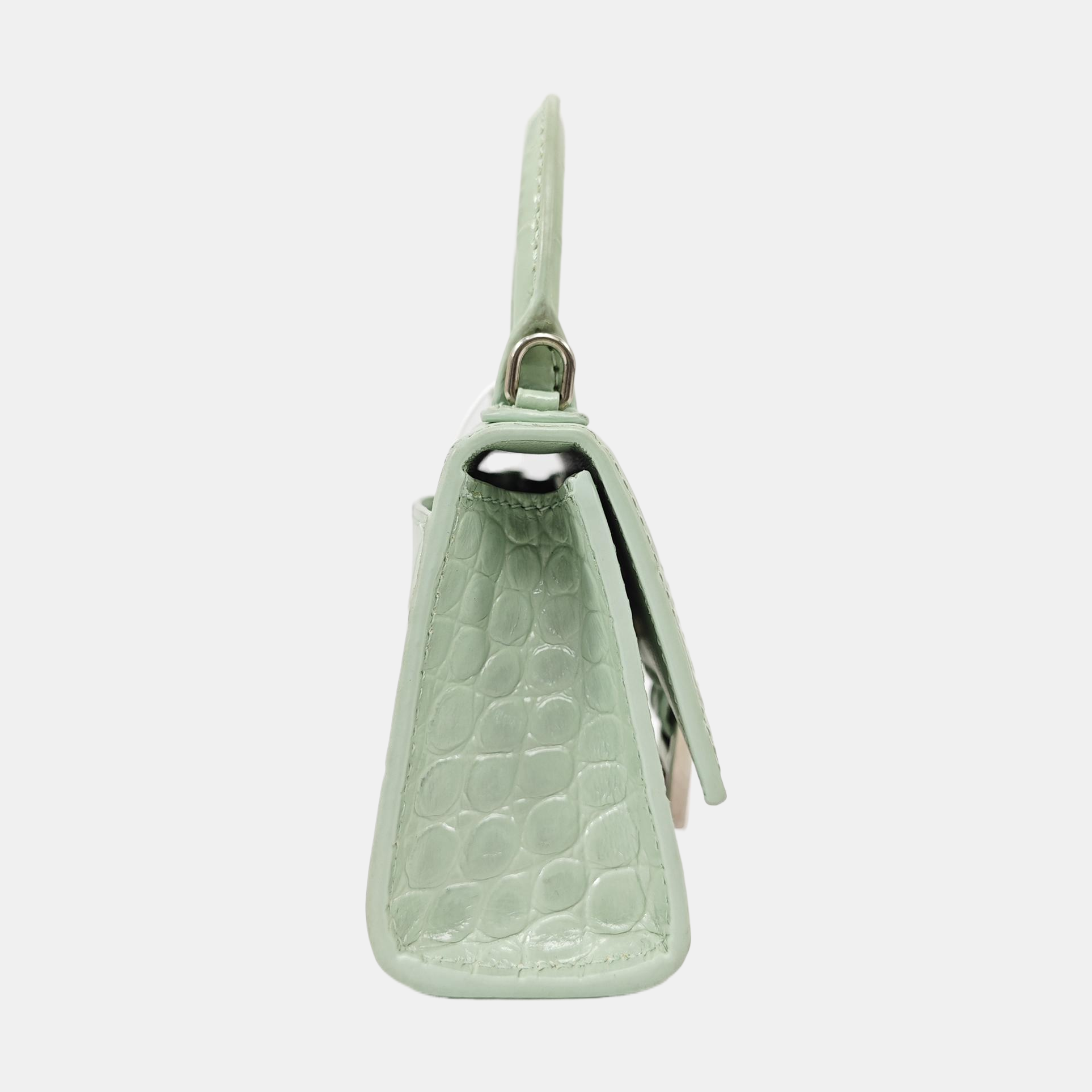 Hourglass Mini Calfskin Green