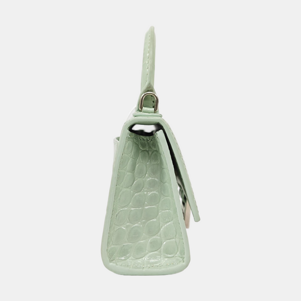 Hourglass Mini Calfskin Green