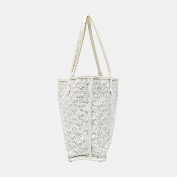 Anjou Mini Coated Canvas White