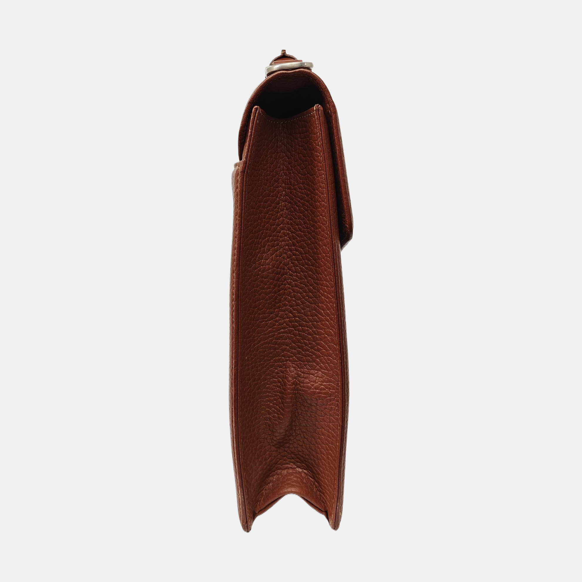 Calfskin Shoulder Bag Brown