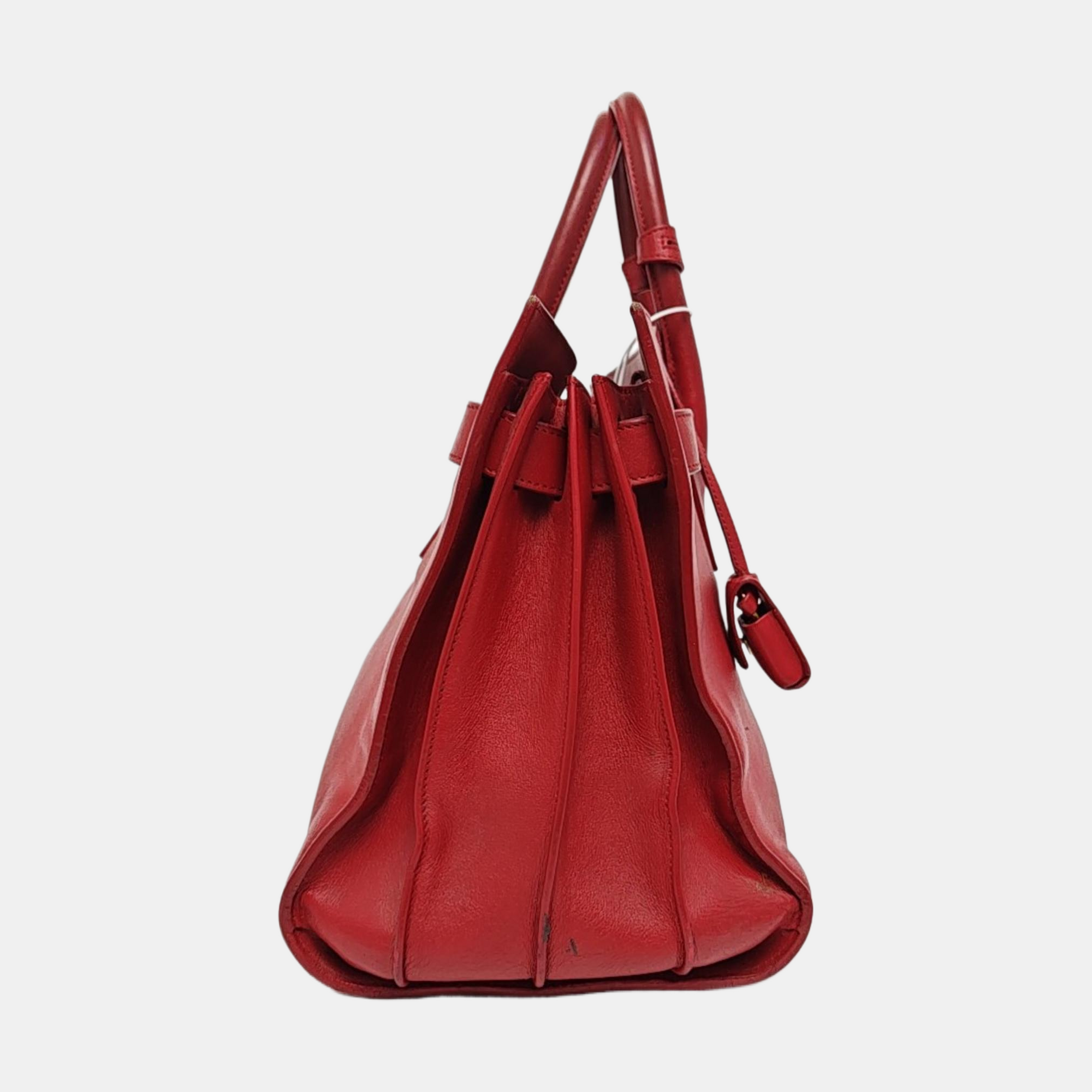 Authenticated pre-owned  SAC DE JOUR Small Calfskin Red - Shoulder Bag at Looply