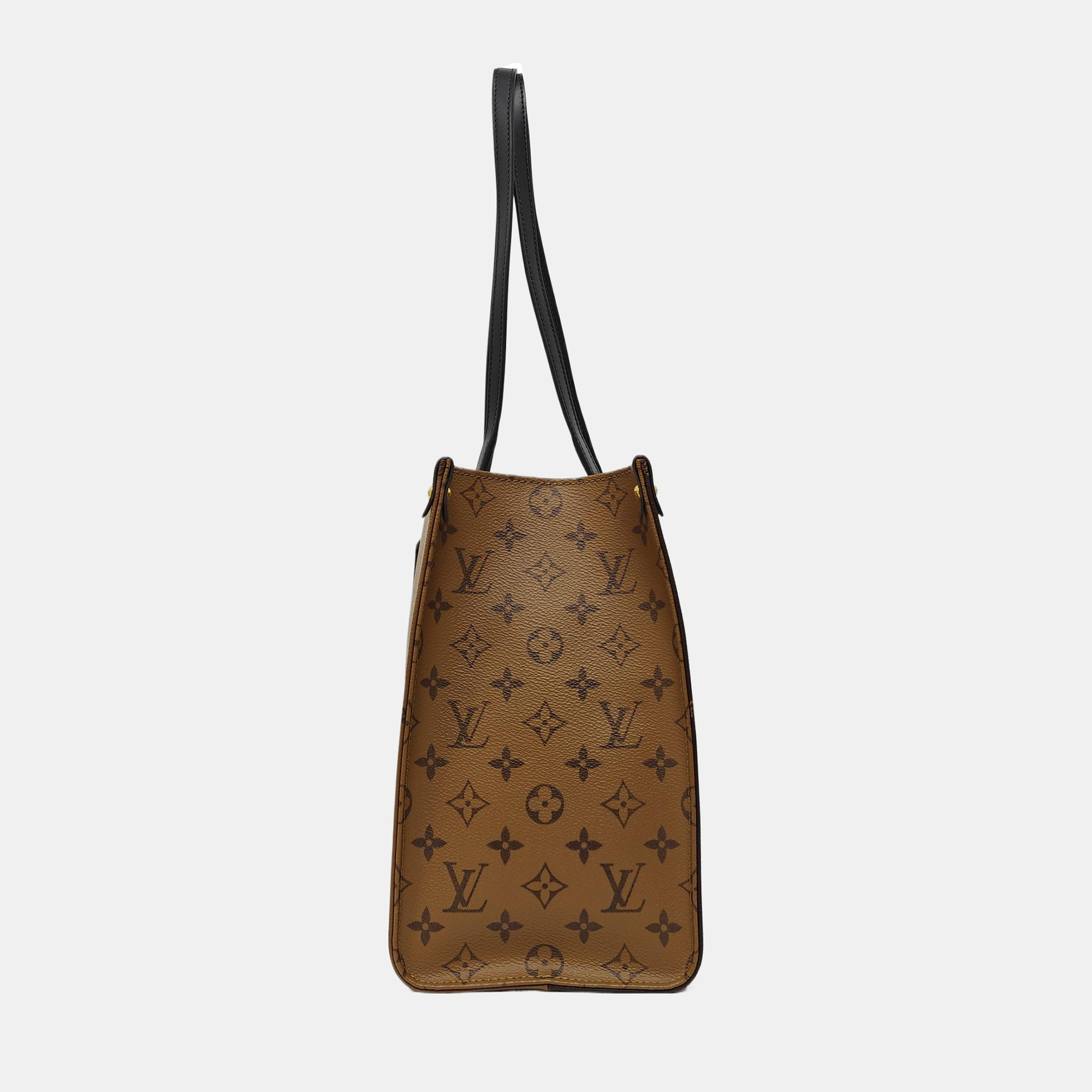 Authenticated pre-owned  ONTHEGO MM Monogram Coated Canvas Brown - Tote Bag at Looply