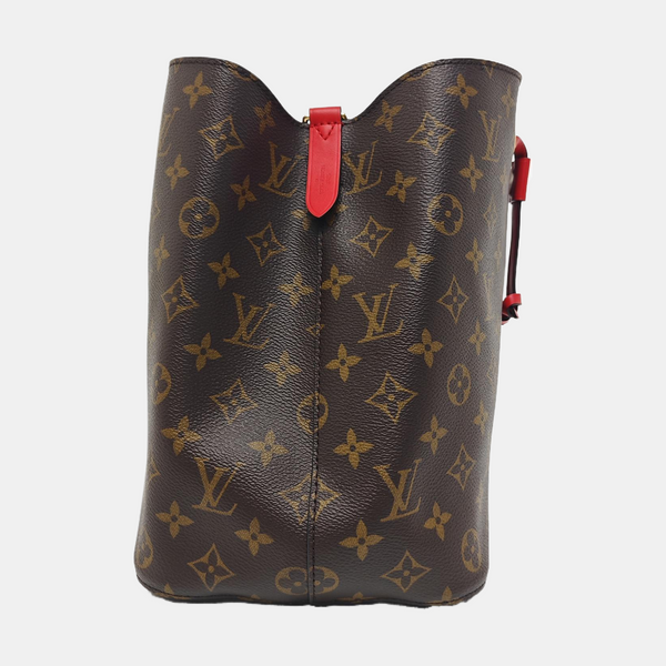 NÉONOÉ MM Monogram Coated Canvas Brown