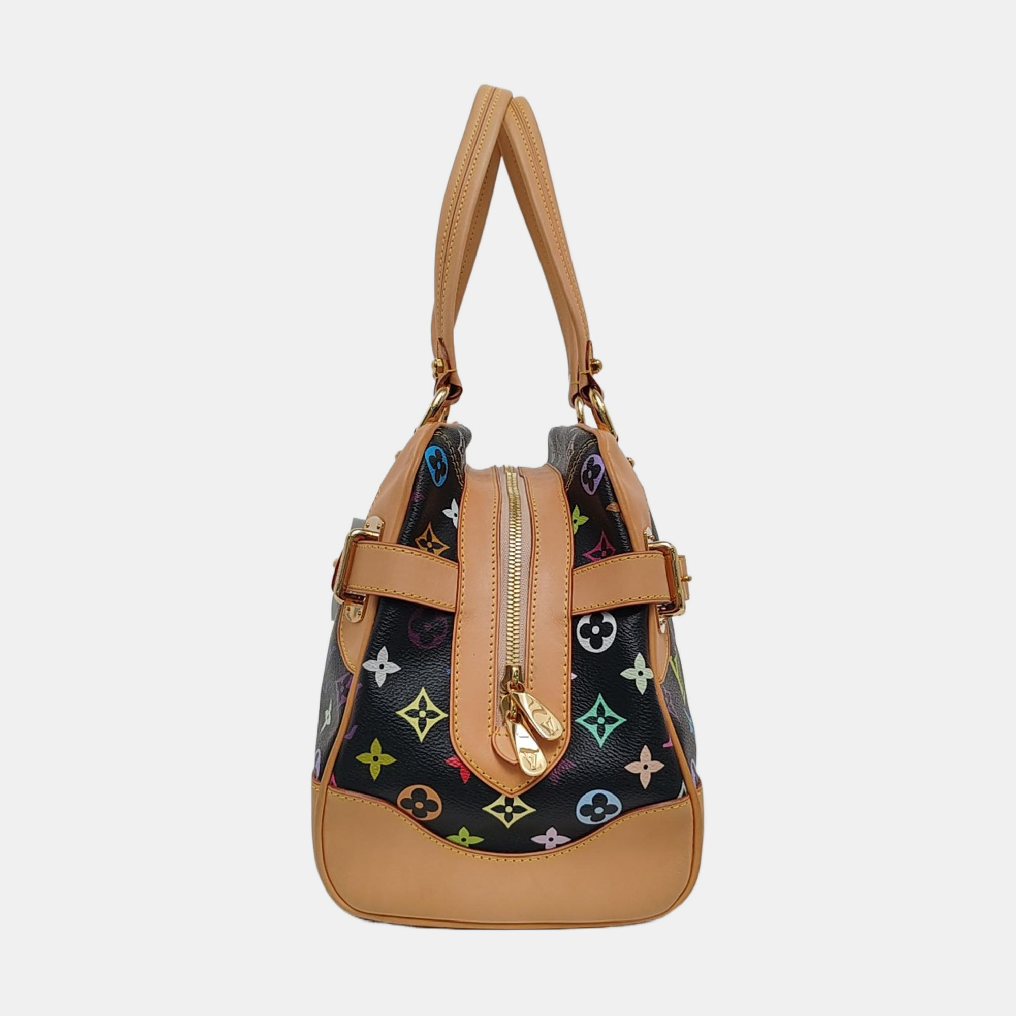 LV × TM CLAUDIA Monogram Coated Canvas Black