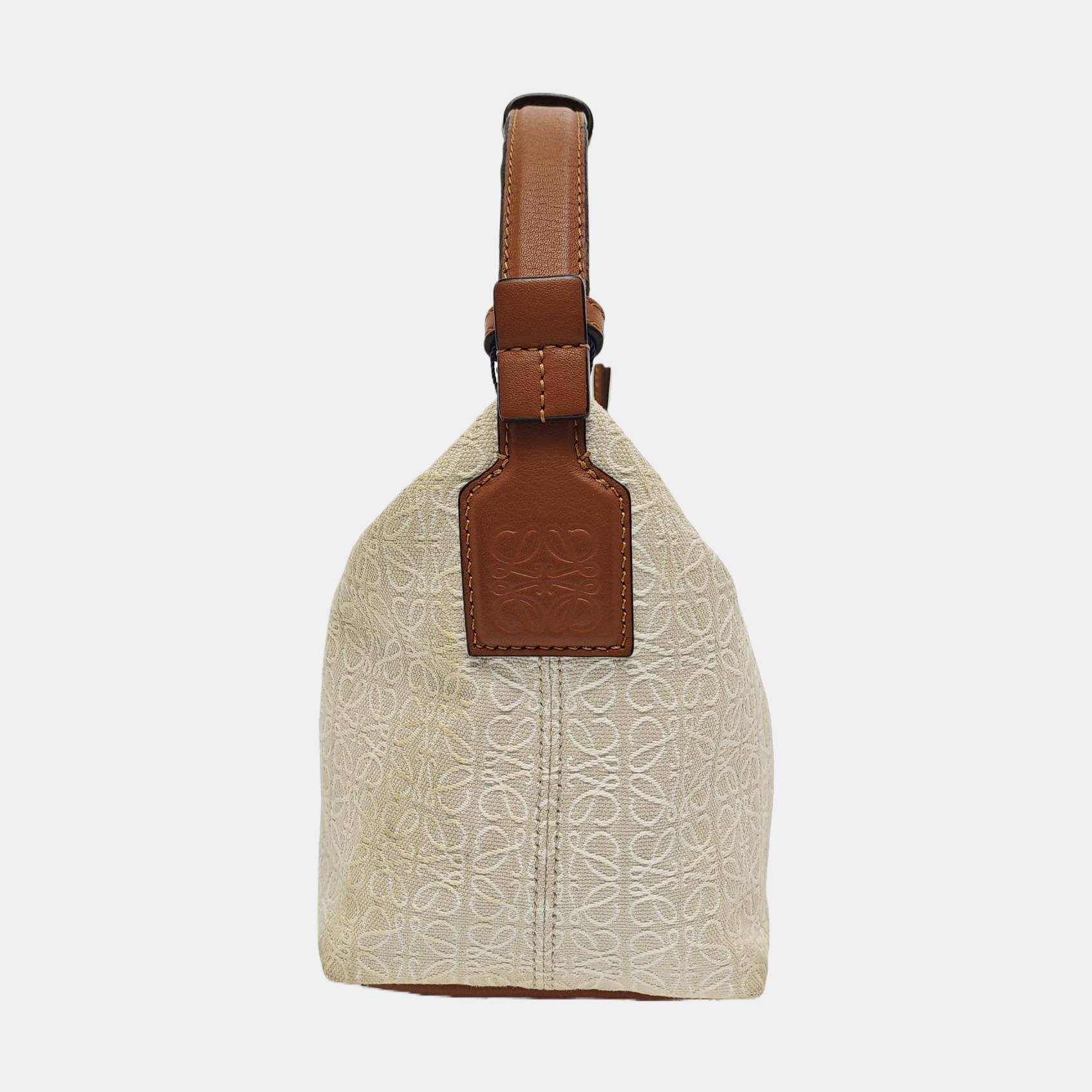 Cubi Monogram Canvas Beige
