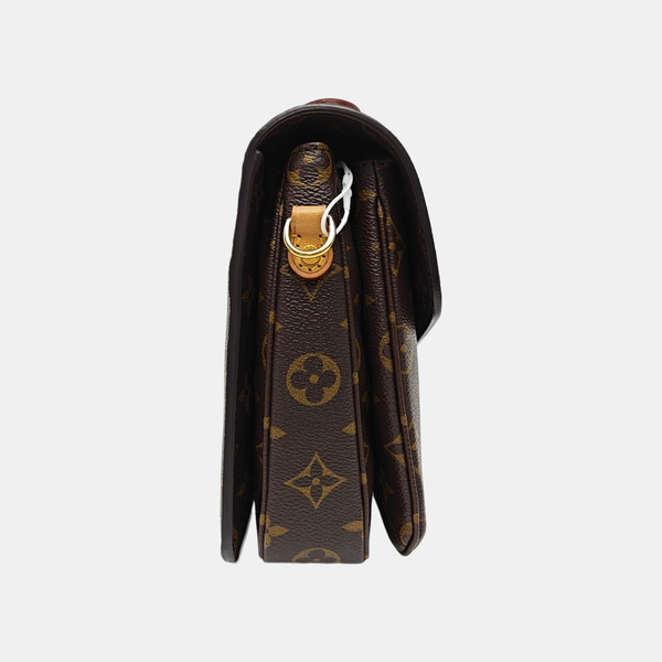 MÉTIS MM Monogram Coated Canvas Brown