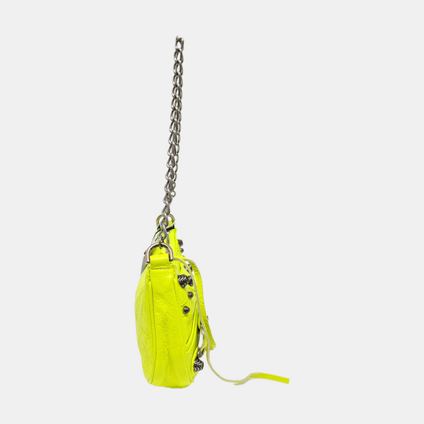 Le Cagole Mini Calfskin Green