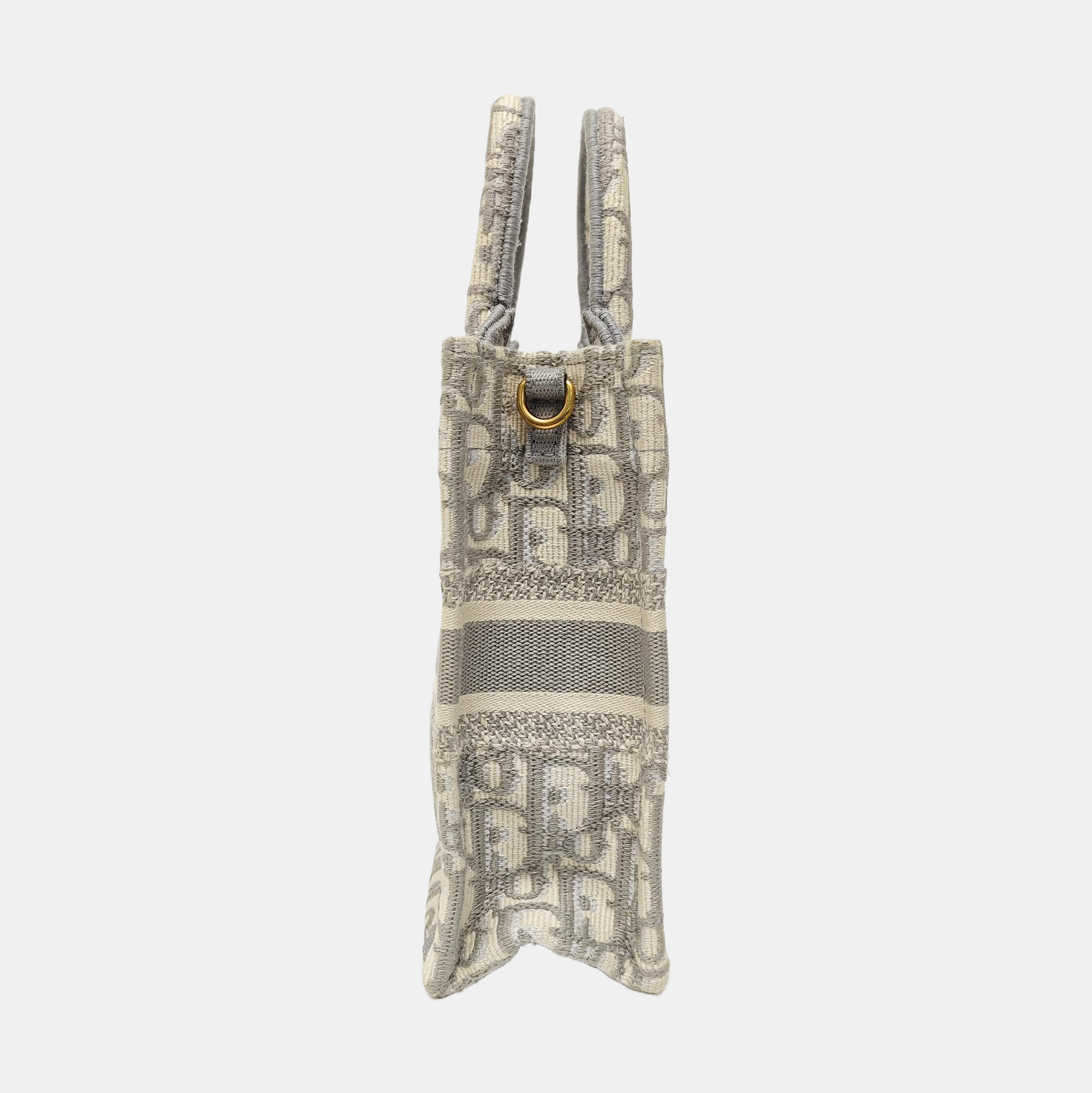 Book Tote Mini Canvas Gray
