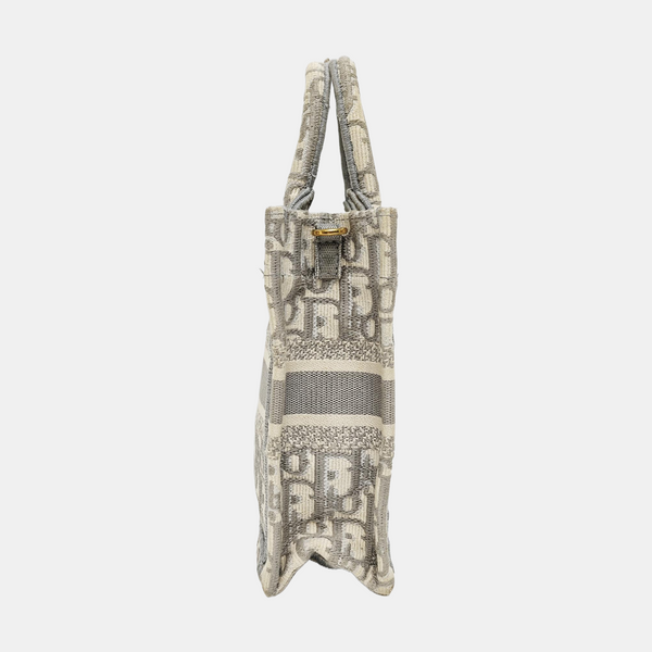 Book Tote Mini Canvas Gray