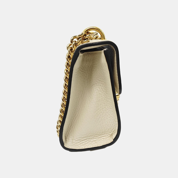 Padlock Small Calfskin White