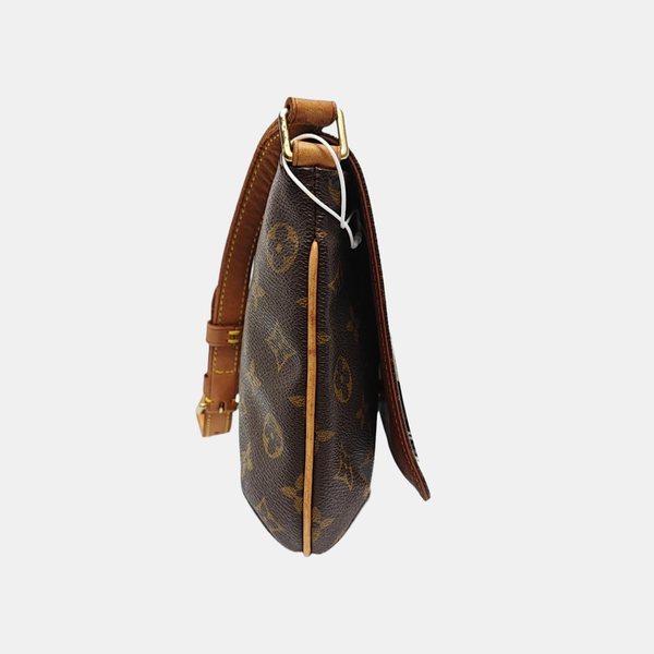 MUSETTE TANGO Monogram Coated Canvas Brown