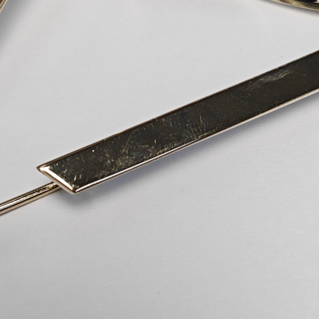 Metal Gold Brooch