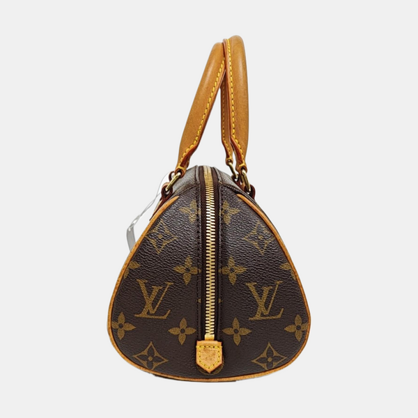 RIBERA Monogram Coated Canvas Brown