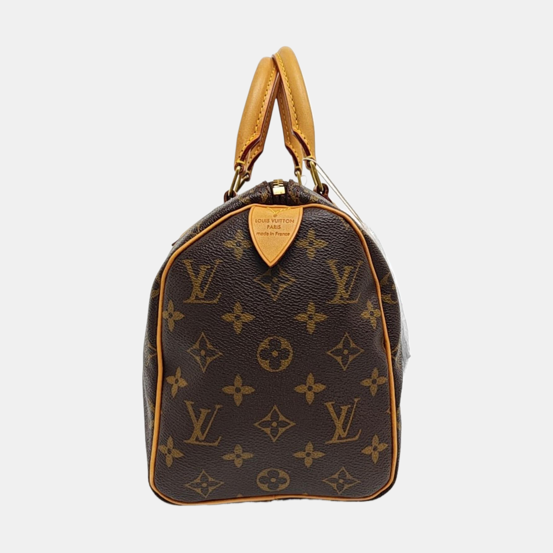 SPEEDY 25 Monogram Coated Canvas Brown