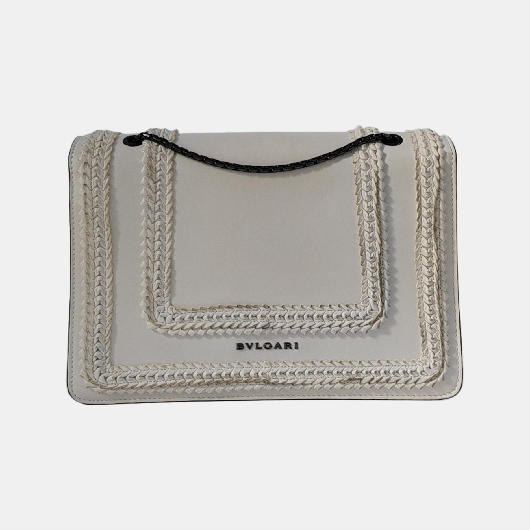 SERPENTI FOREVER Medium Calfskin White