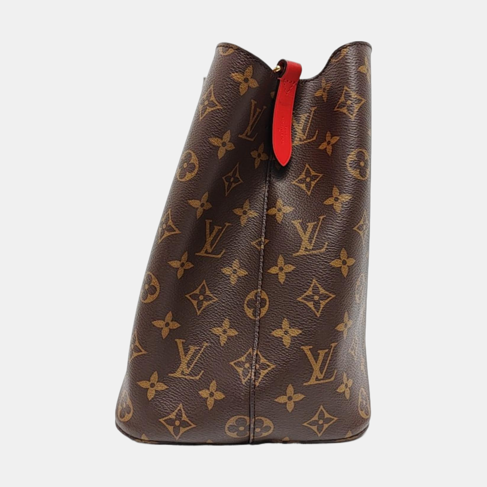 NÉONOÉ MM Monogram Coated Canvas Brown