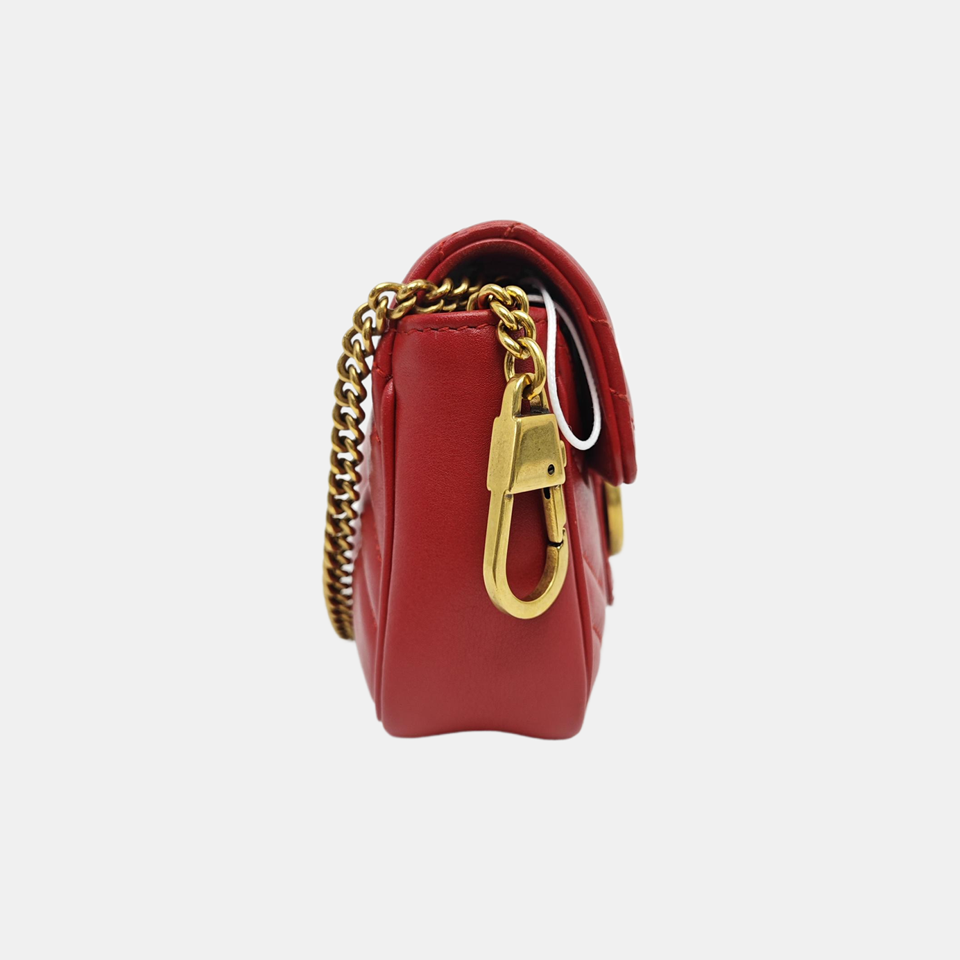 GG Marmont Mini Quilted Calfskin Red