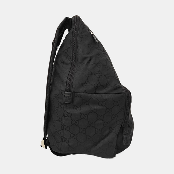 Monogram Canvas Backpack Black