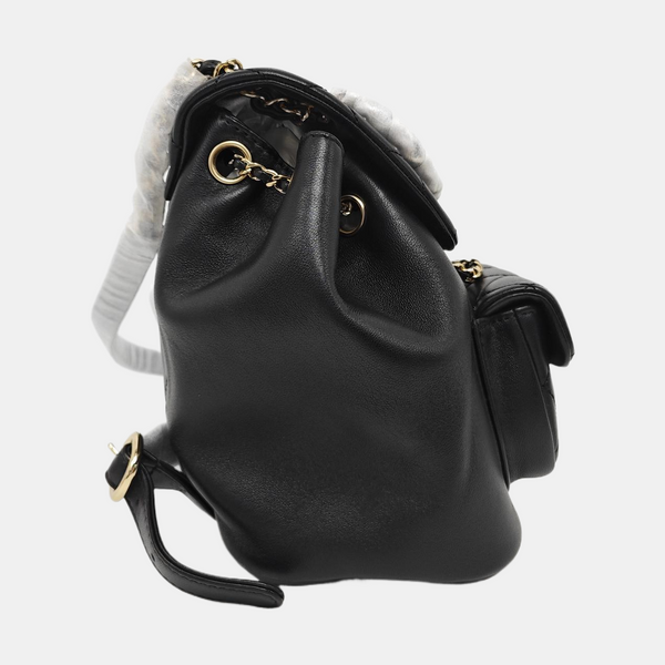 DUMA Quilted Lambskin Black