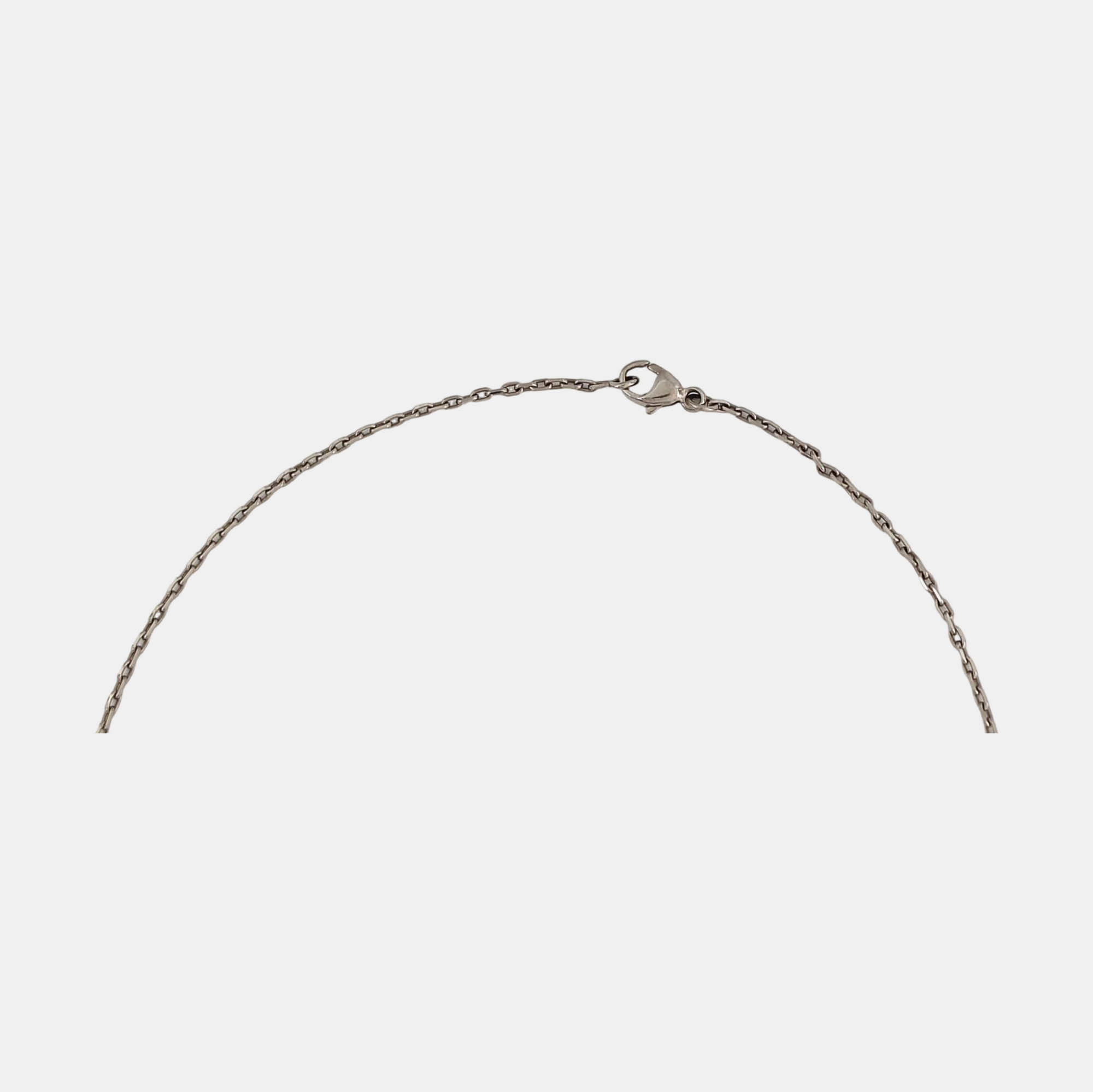 Pop H Metal Silver Necklace