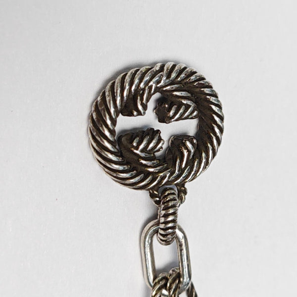 Interlocking G 925 Sterling Silver Bracelet